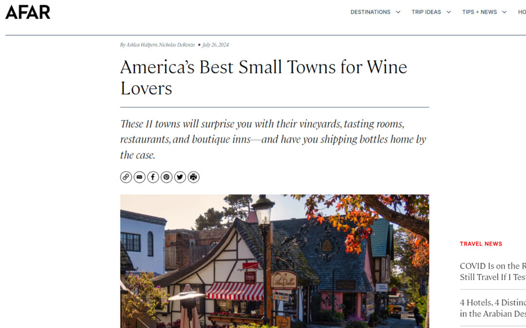 America’s Best Small Towns for Wine Lovers