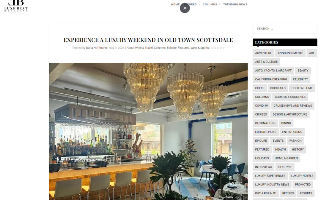 Experience a Luxury Weekend in Old Town Scottsdale