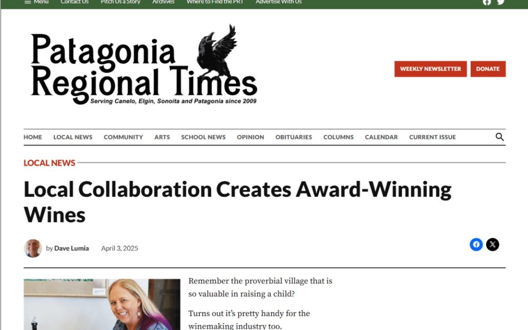 Local Collaboration Creates Award-Winning Wines
